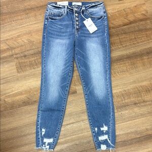 NWT Vervet high rise skinny jeans Sz 29